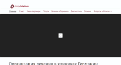 Desktop Screenshot of clinical-solutions.ru